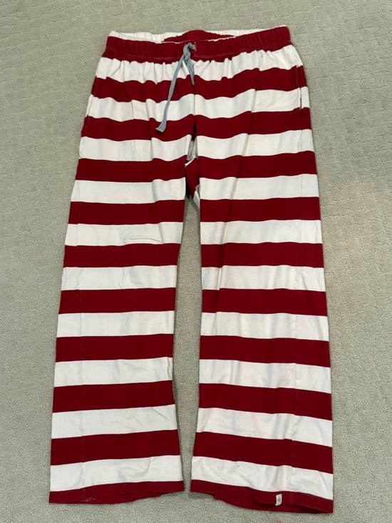Burts Bees Baby Other - Men’s Red and White Striped Lounge Pants